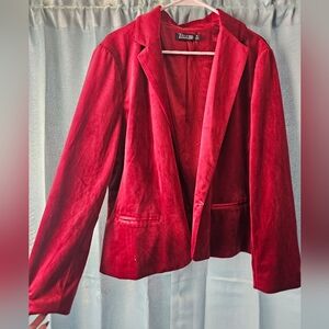 7th Avenue Women's Vibrant Red Suit Jacket